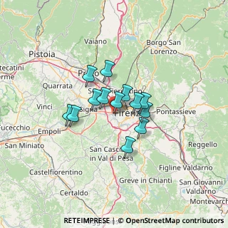 Mappa Centro commerciale Ponte a Greve, 50143 Firenze FI, Italia (8.83923)