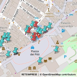 Mappa Piazza de' Pitti, 50125 Firenze FI, Italia (0.04583)