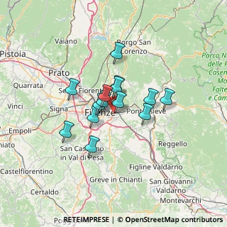 Mappa Via Cambray Digny Luigi Guglielmo, 50136 Firenze FI, Italia (9.41357)