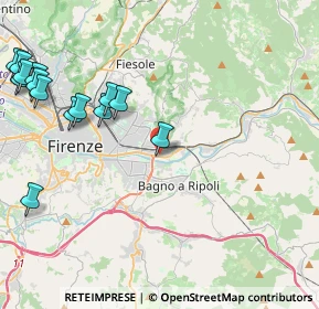 Mappa Via Cambray Digny Luigi Guglielmo, 50136 Firenze FI, Italia (5.595)