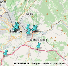 Mappa Via Cambray Digny, 50136 Firenze FI, Italia (3.58273)