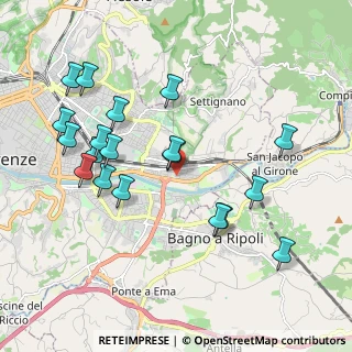 Mappa Via Luigi Guglielmo de Cambray Digny, 50136 Firenze FI, Italia (2.13421)