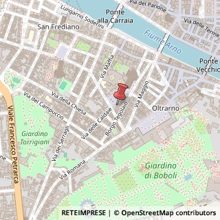 Mappa Piazza Santo Spirito, 9, 50125 Firenze, Firenze (Toscana)