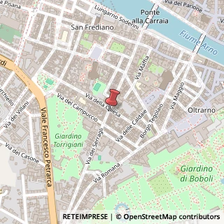 Mappa Via dei Serragli, 75/red, 50124 Firenze, Firenze (Toscana)