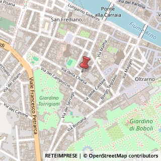 Mappa Via dei Serragli, 55, 50124 Firenze, Firenze (Toscana)