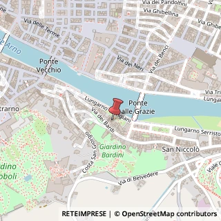 Mappa Lungarno Torrigiani, 11, 50125 Firenze, Firenze (Toscana)