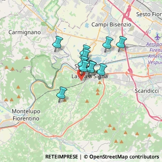 Mappa Via Sassoforte, 50055 Lastra a Signa FI, Italia (2.36636)