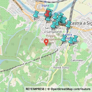 Mappa Via Sassoforte, 50055 Lastra a Signa FI, Italia (0.5935)