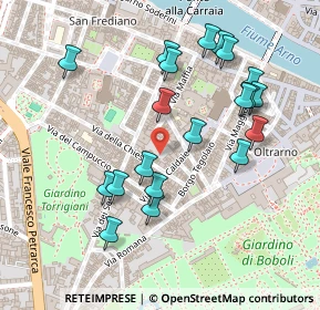 Mappa Via delle Caldaie, 50125 Firenze FI, Italia (0.252)
