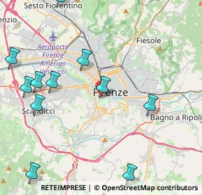 Mappa Via delle Caldaie, 50125 Firenze FI, Italia (5.71917)