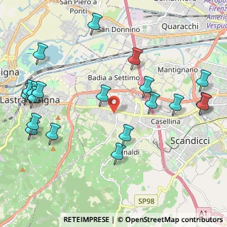 Mappa Via delle Fonti, 50010 Scandicci FI, Italia (2.6805)