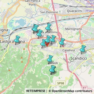 Mappa Via delle Fonti, 50010 Scandicci FI, Italia (1.66154)