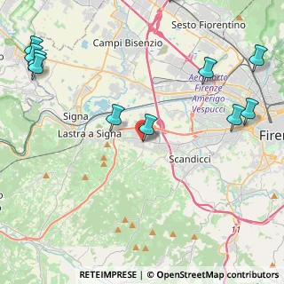 Mappa Via delle Fonti, 50010 Scandicci FI, Italia (6.68077)