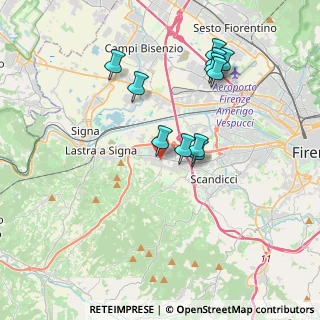 Mappa Via delle Fonti, 50010 Scandicci FI, Italia (3.62636)