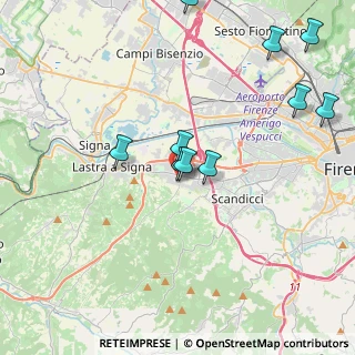 Mappa Via delle Fonti, 50010 Scandicci FI, Italia (4.81364)