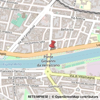 Mappa Lungarno Cristoforo Colombo, 28a, 50136 Firenze, Firenze (Toscana)
