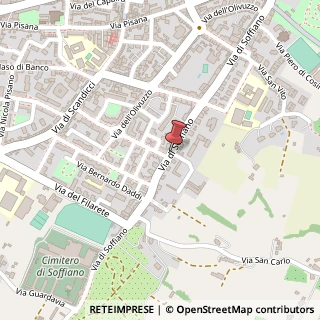 Mappa Via di soffiano 8/r, 50143 Firenze, Firenze (Toscana)