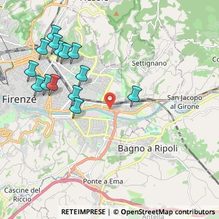 Mappa Via di Varlungo ang. Via de Nicola, 50136 Firenze FI, Italia (2.50714)
