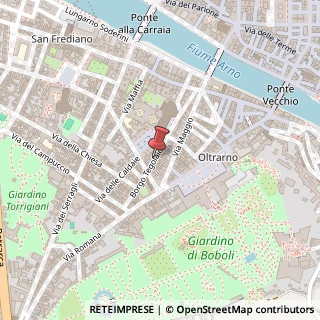 Mappa Borgo Tegolaio, 24, 50125 Firenze, Firenze (Toscana)