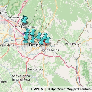 Mappa Via Ivanoe Bonomi, 50136 Firenze FI, Italia (7.13)