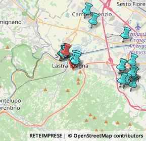 Mappa Via Traccoleria, 50055 Lastra a Signa FI, Italia (4.0025)