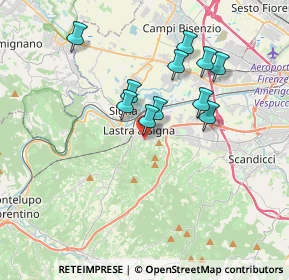 Mappa Via Traccoleria, 50055 Lastra a Signa FI, Italia (3.17818)