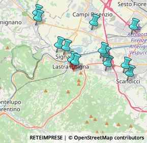 Mappa Via Traccoleria, 50055 Lastra a Signa FI, Italia (4.04231)