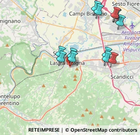 Mappa Via Traccoleria, 50055 Lastra a Signa FI, Italia (4.15417)