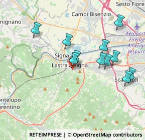Mappa Via Traccoleria, 50055 Lastra a Signa FI, Italia (3.79182)