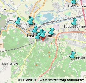 Mappa Via Traccoleria, 50055 Lastra a Signa FI, Italia (1.83091)