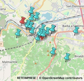 Mappa Via Traccoleria, 50055 Lastra a Signa FI, Italia (1.5265)