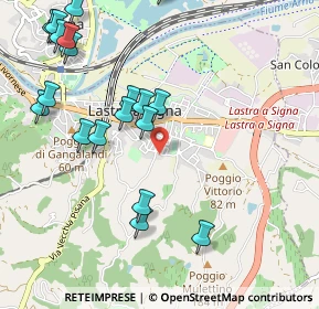 Mappa Via Traccoleria, 50055 Lastra a Signa FI, Italia (1.2715)
