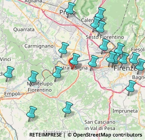 Mappa Via Traccoleria, 50055 Lastra a Signa FI, Italia (9.515)