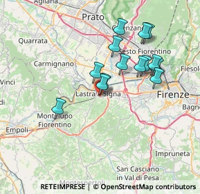 Mappa Via Traccoleria, 50055 Lastra a Signa FI, Italia (6.63643)