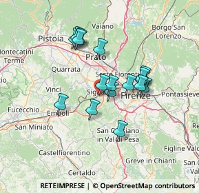 Mappa Via Traccoleria, 50055 Lastra a Signa FI, Italia (11.59588)