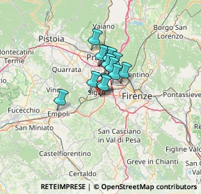 Mappa Via Traccoleria, 50055 Lastra a Signa FI, Italia (7.39231)