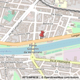 Mappa Lungarno Cristoforo Colombo, 26A, 50136 Firenze, Firenze (Toscana)