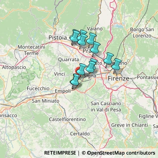 Mappa Via Tosco Romagnola Nord, 59015 Carmignano PO, Italia (10.25538)