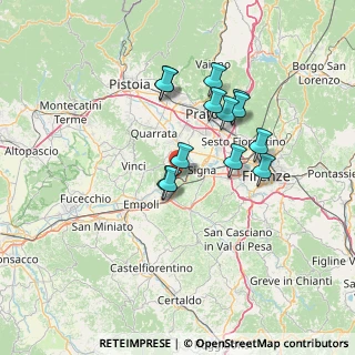 Mappa Via Tosco Romagnola Nord, 59015 Carmignano PO, Italia (12.03615)