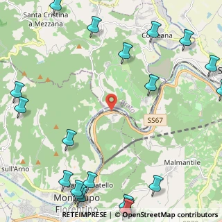 Mappa Via Tosco Romagnola Nord, 59015 Carmignano PO, Italia (3.605)