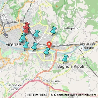 Mappa Via Fabrizio De Andrè, 50136 Firenze FI, Italia (2.04833)