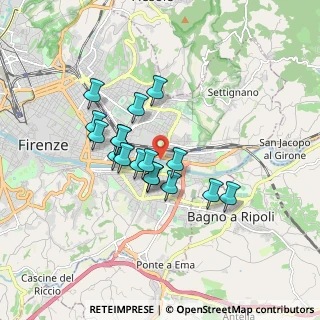 Mappa Via Fabrizio De Andrè, 50136 Firenze FI, Italia (1.38882)