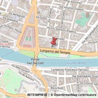 Mappa Lungarno del Tempio, 34, 50121 Firenze, Firenze (Toscana)