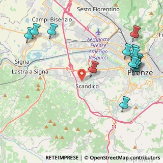 Mappa Via Gaetano Donizetti, 50018 Scandicci FI, Italia (5.64286)