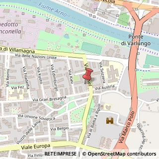 Mappa Via Kassel, 54, 50126 Firenze, Firenze (Toscana)