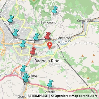 Mappa Via del Padule, 50012 Bagno a Ripoli FI, Italia (2.86727)