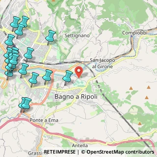 Mappa Via del Padule, 50012 Bagno a Ripoli FI, Italia (3.522)
