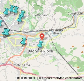 Mappa Via della Villa Cedri, 50012 Bagno a Ripoli FI, Italia (3.20273)