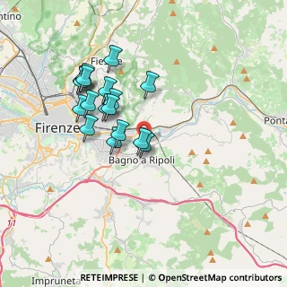 Mappa Via della Villa Cedri, 50012 Bagno a Ripoli FI, Italia (3.34941)
