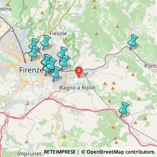 Mappa Via della Villa Cedri, 50012 Bagno a Ripoli FI, Italia (4.39833)